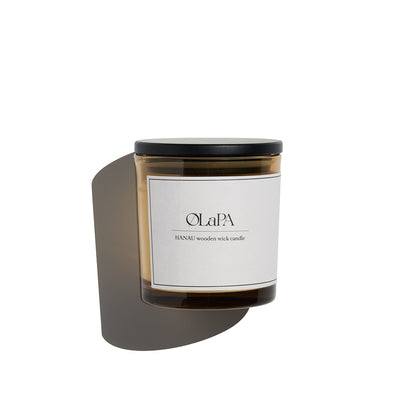 HANAU wooden wick candle