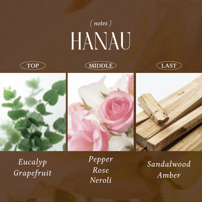 HANAU wooden wick candle