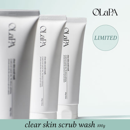 clear skin scrub wash